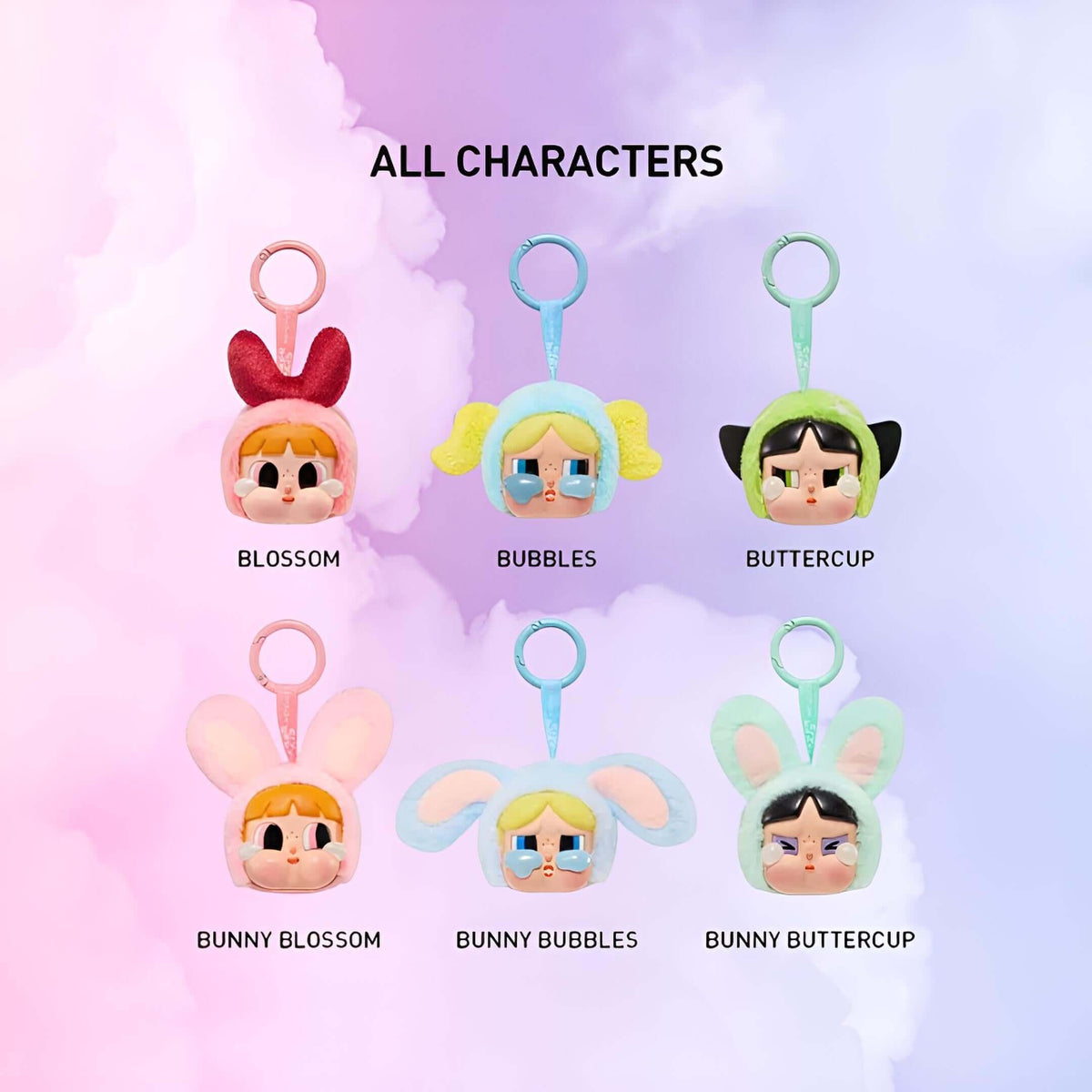 POP MART – CryBaby x Powerpuff Girls – Vinyl Face Plüsch Blind Box