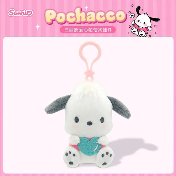 Sanrio - Classic Pochacco Pluche Sleutelhanger - 10cm